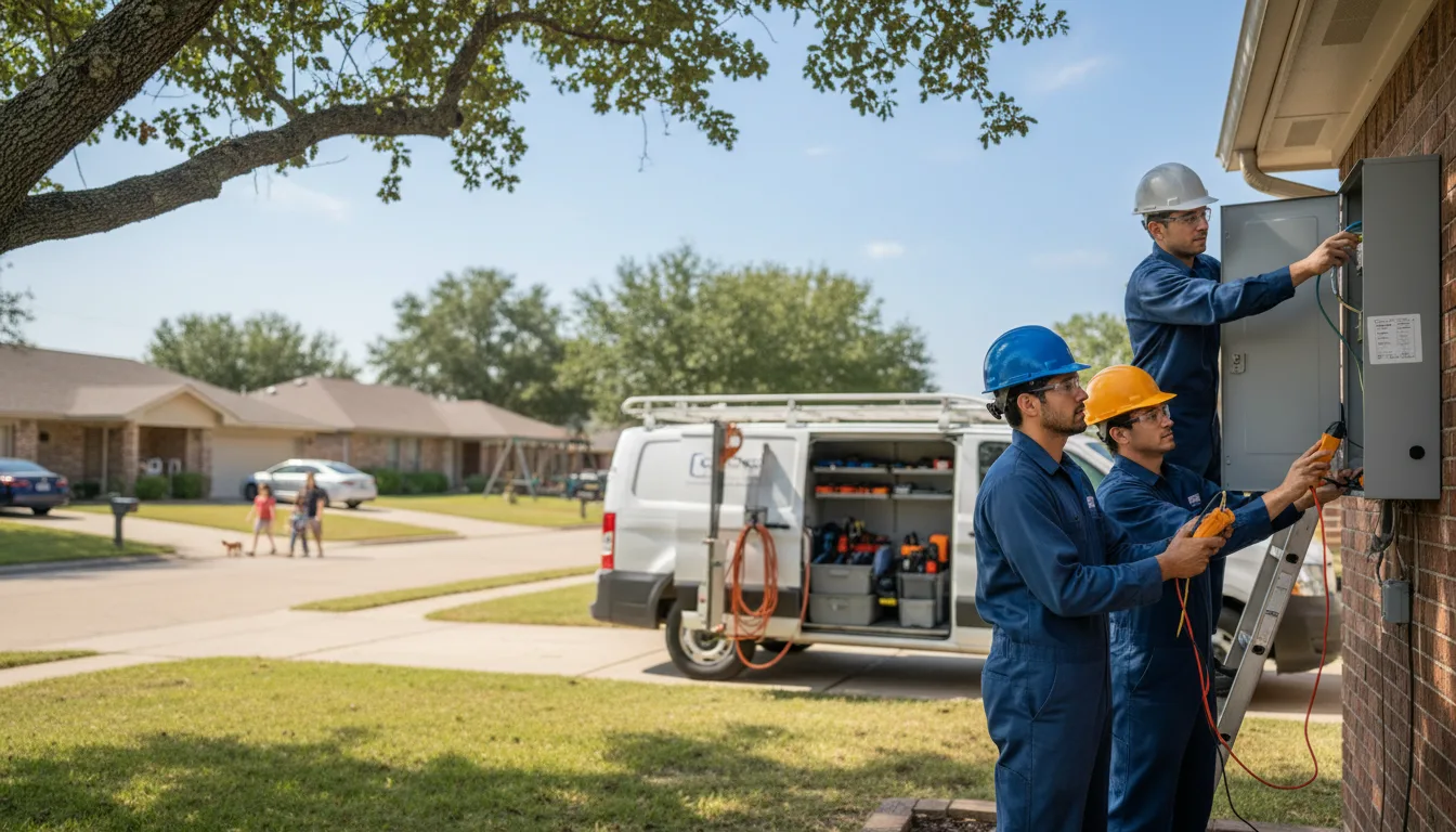 Certified electrician providing emergency electrical services in La Crosse, VA